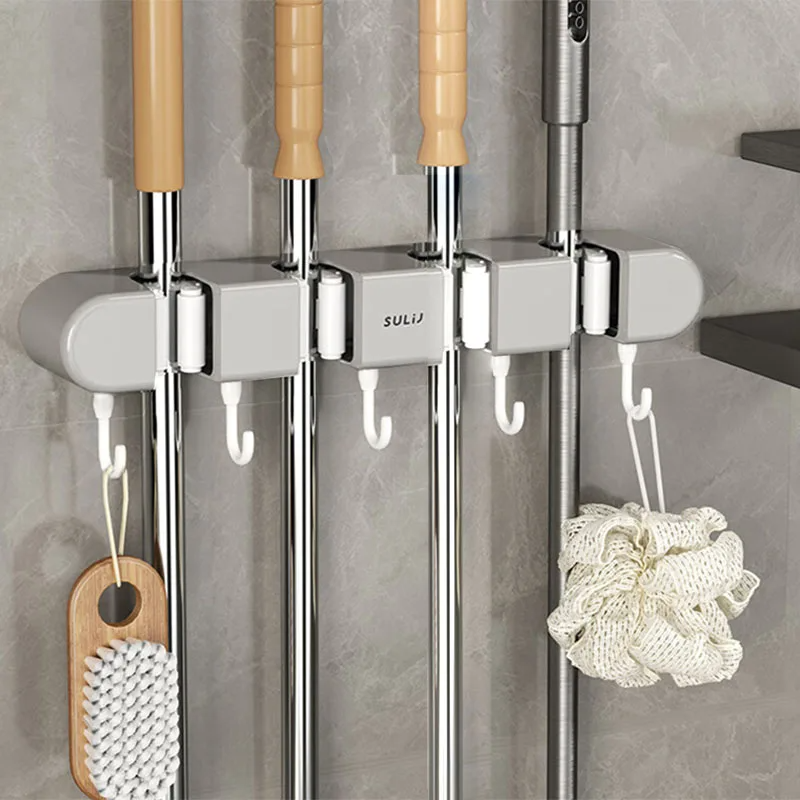 Brooms And Toiletries Organizer
