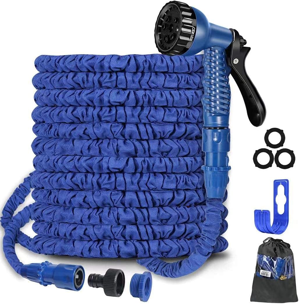 Expandable Garden Hose with Spray Nozzle