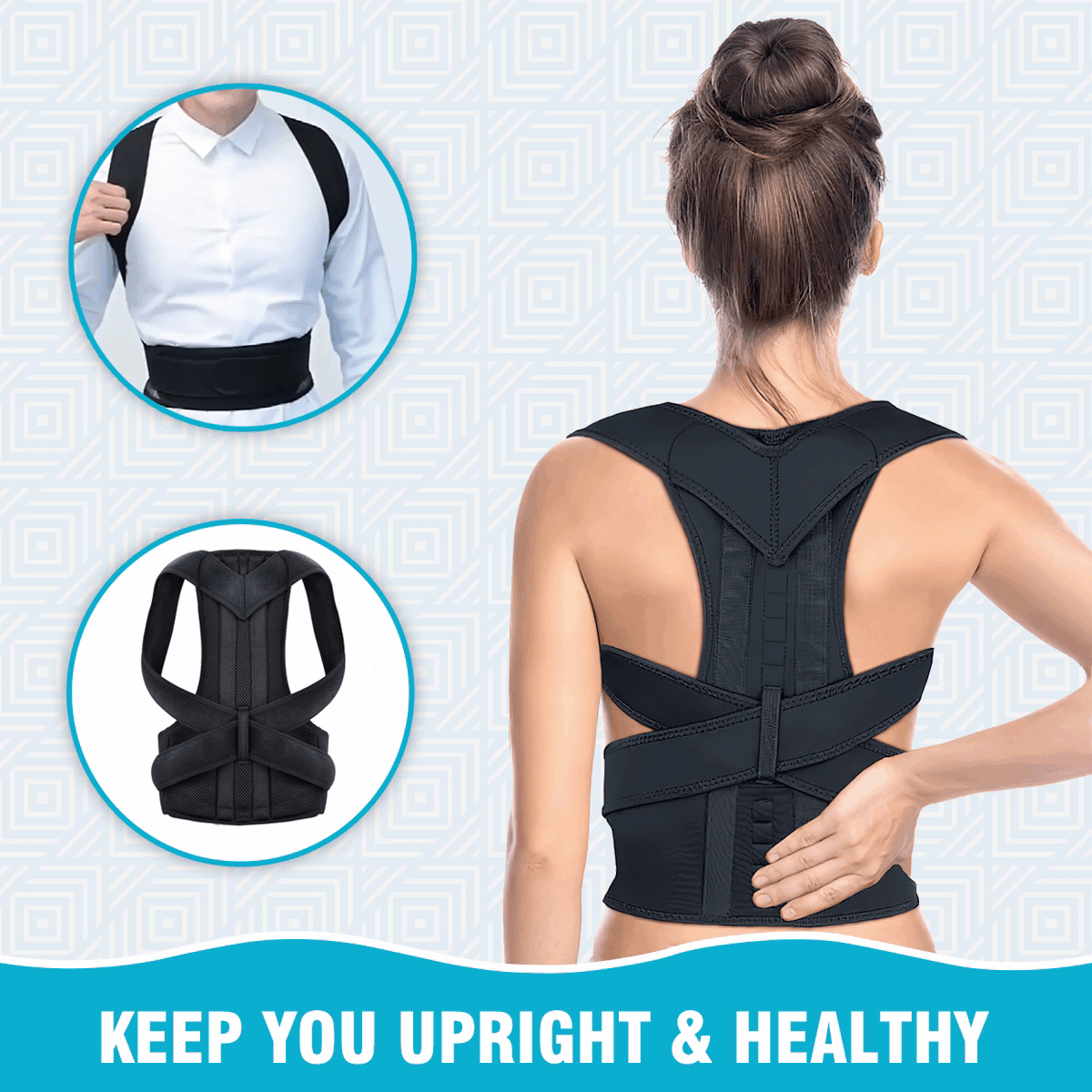 Posture Corrector Therapy Shoulder Belt