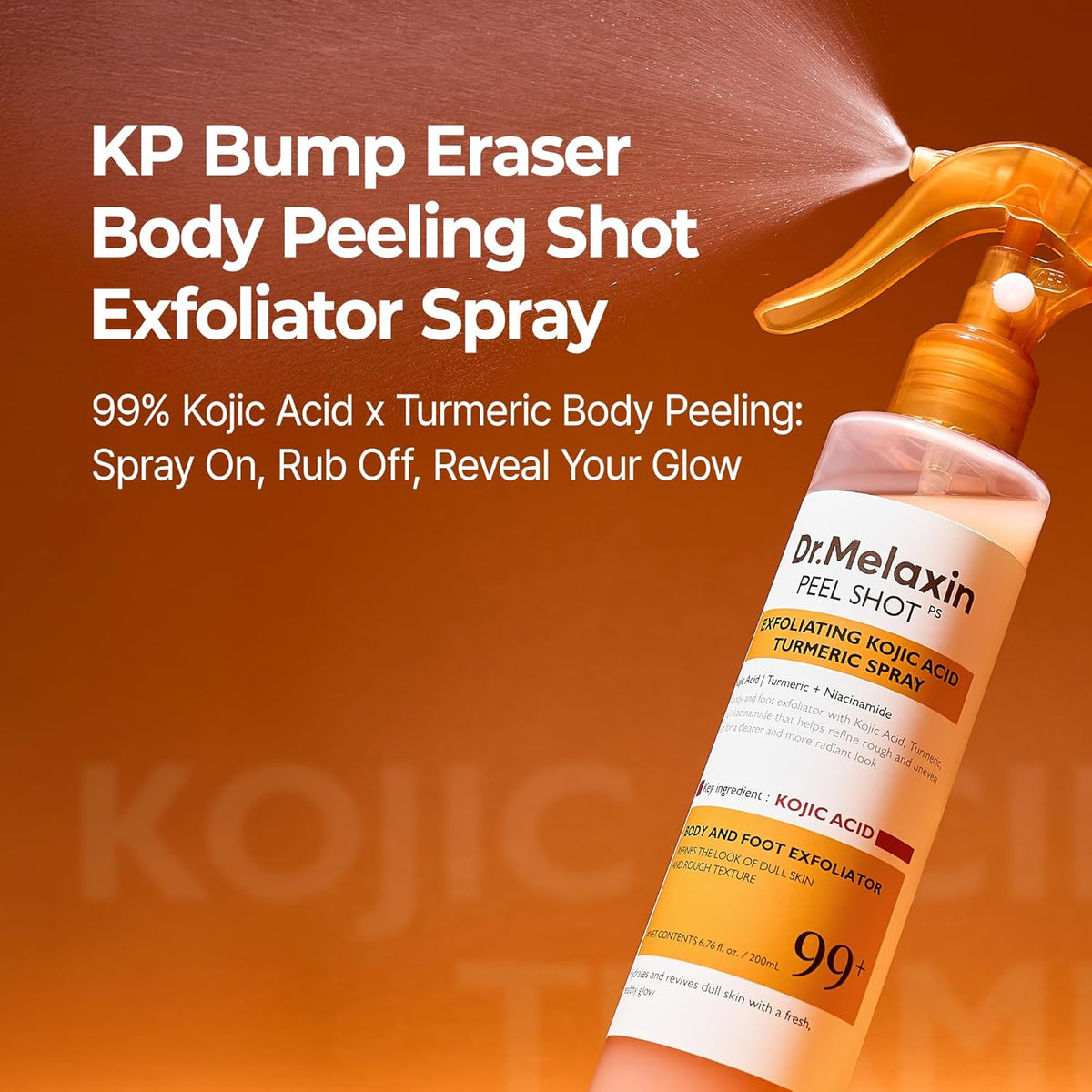 Dr.Melaxin - Peel Shot Kojic Acid Spray Korean Skincare All Skin Types 200ml