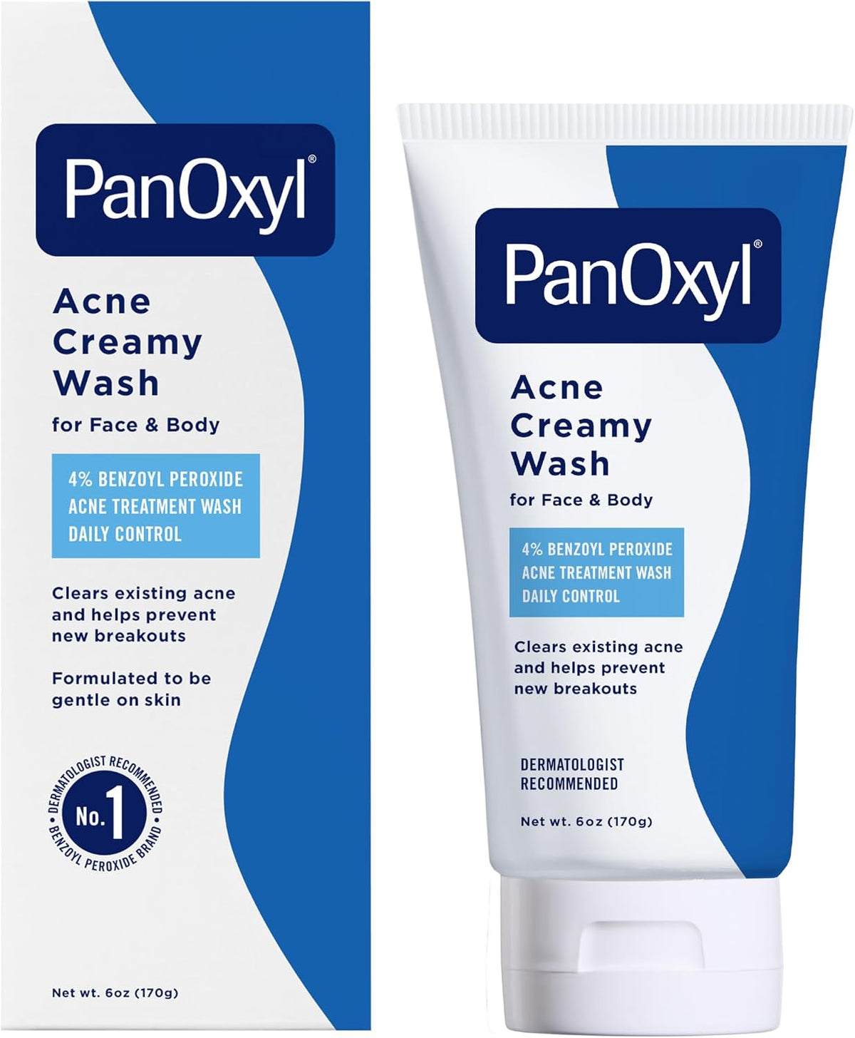 PanOxyl - Acne Creamy Wash _ 4% Benzoyl Peroxide, 6 Ounce