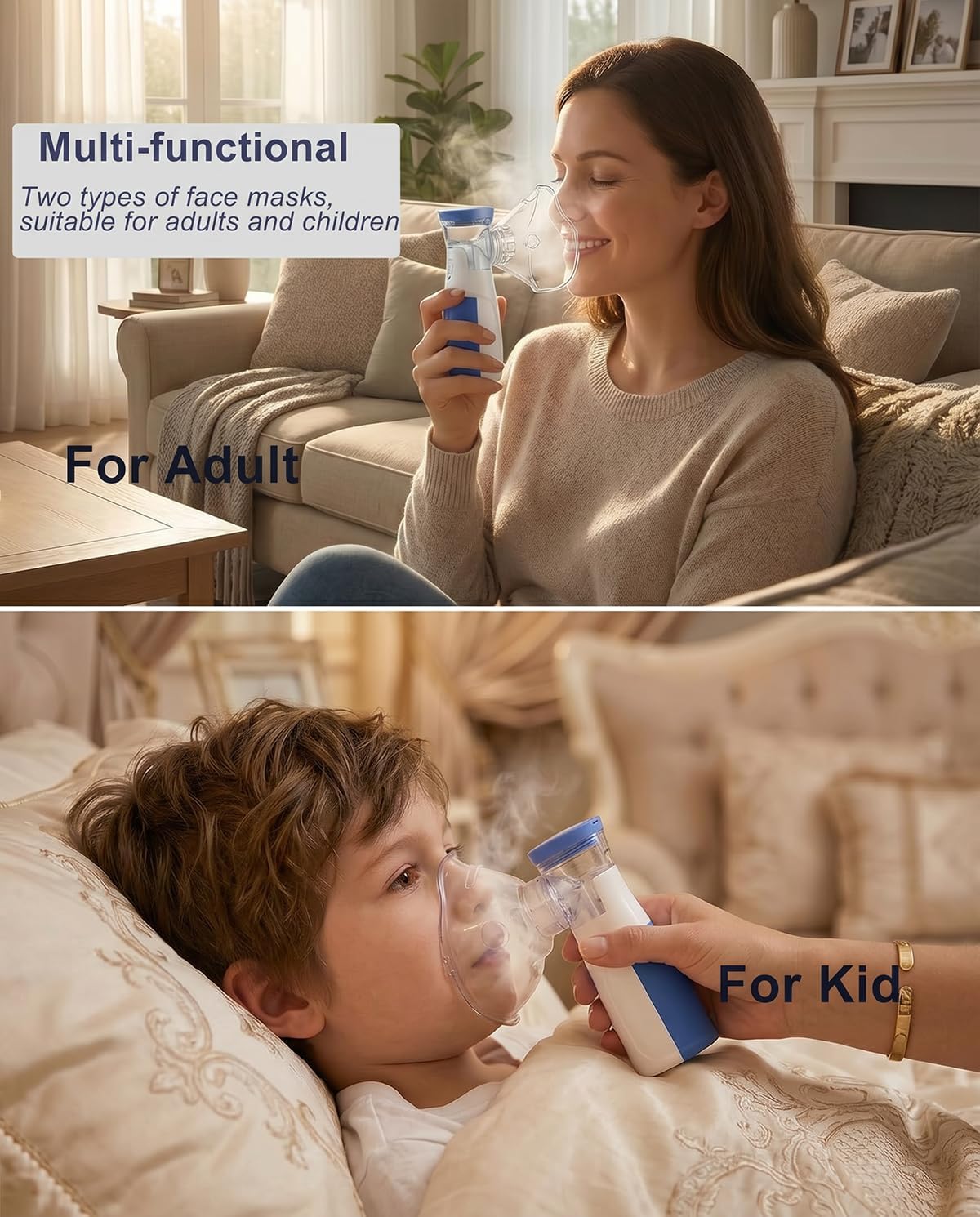 Compact Mesh Nebulizer _ للاطفال جهاز بخار للتنفس